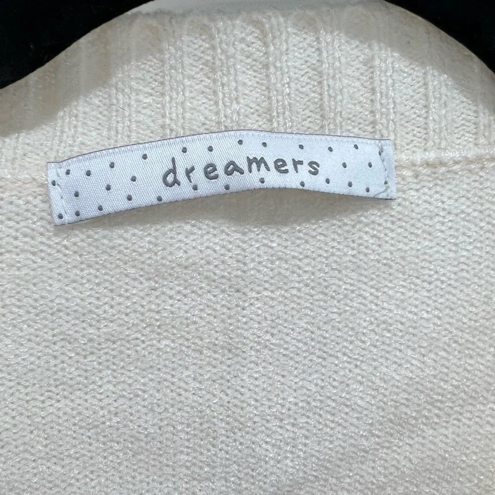 T8-Dreamers embroidered cardigan-NWT Sz S/M - Picture 3 of 5